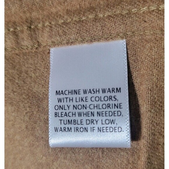 Portuguese Flannel Roundtree Yorke Long Sleeve Solid Sport Shirt XXL Fall Brown - Picture 7 of 10